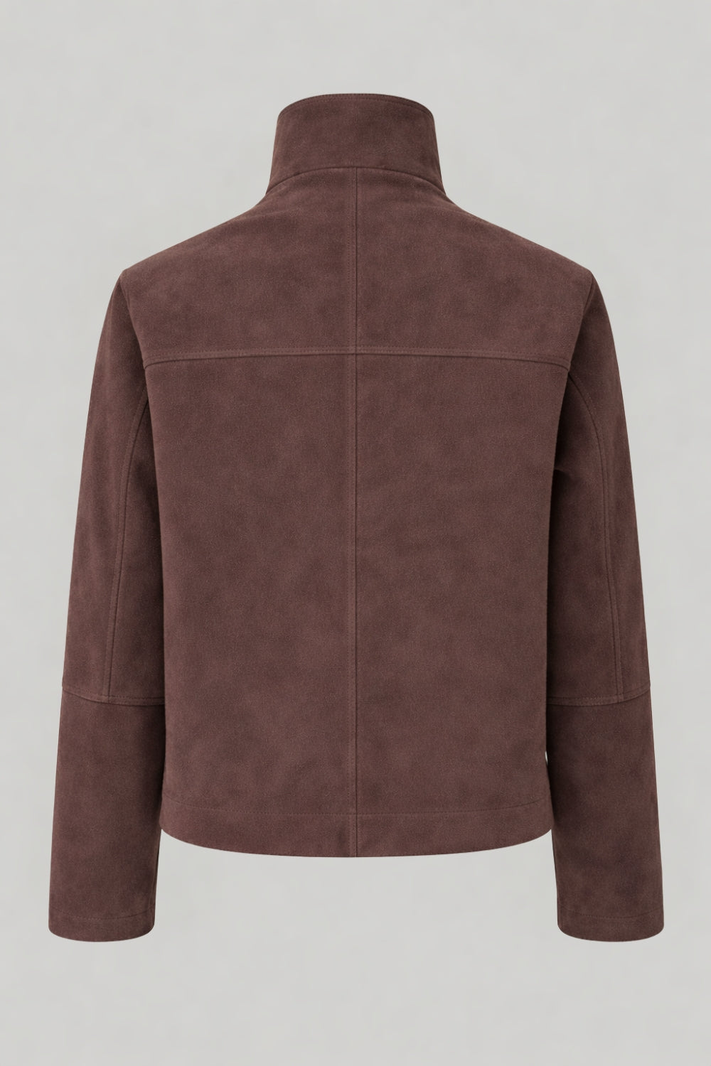 Suede Jacket in Brown