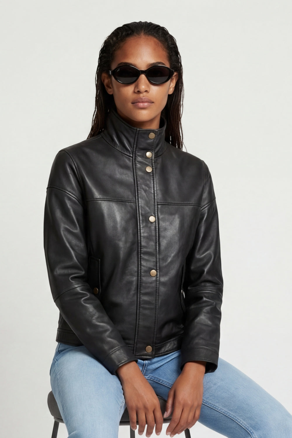 Leather Jacket in Black
