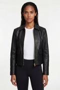 Leather jacket in Black