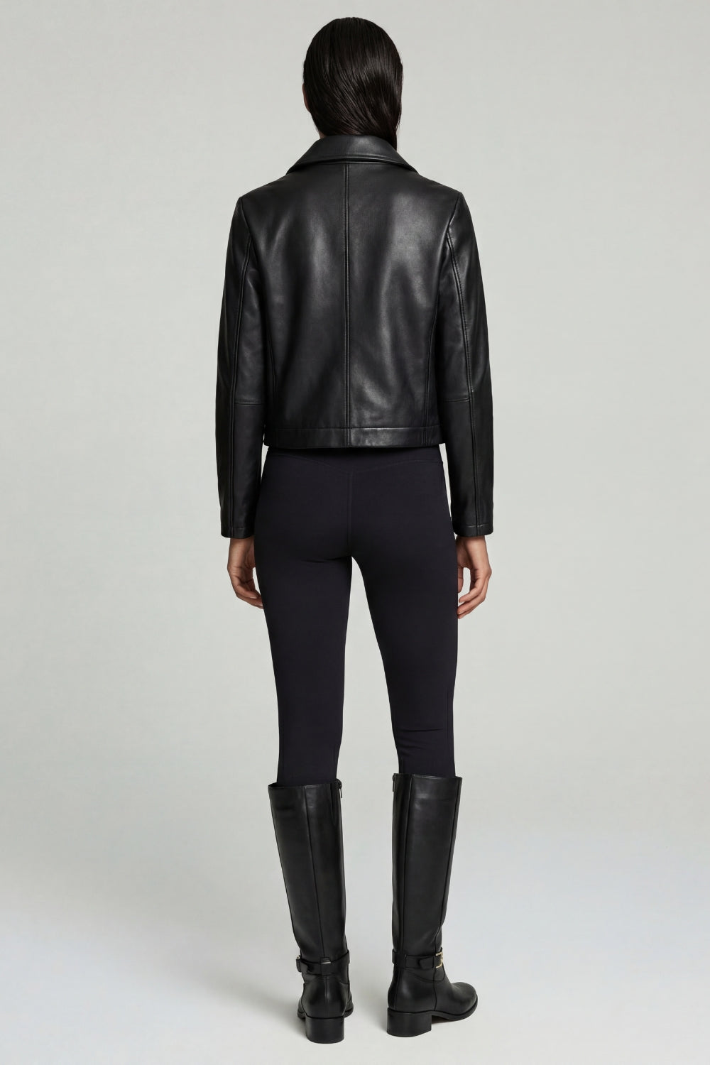Leather jacket in Black