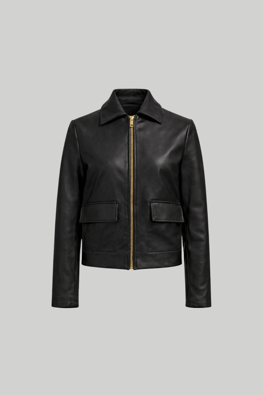 Leather jacket in Black