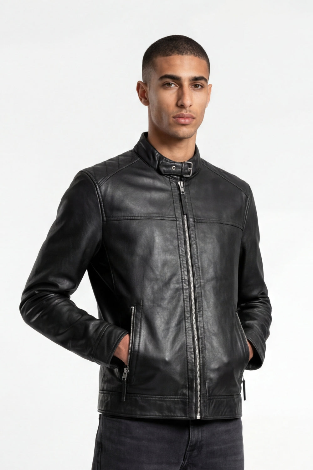 Leather Jacket in Black